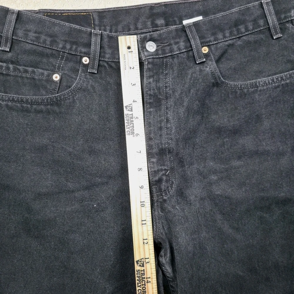 Vintage 90s Levi's 550 Jeans Mens 38x30 Relaxed‎ Fit Tapered Leg Black Dad Jean